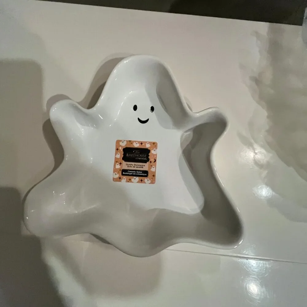 Ceramic Ghost Baking Dish (Heavyweight)‎ (new/home/x)